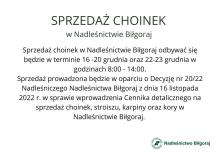 Sprzedaż choinek